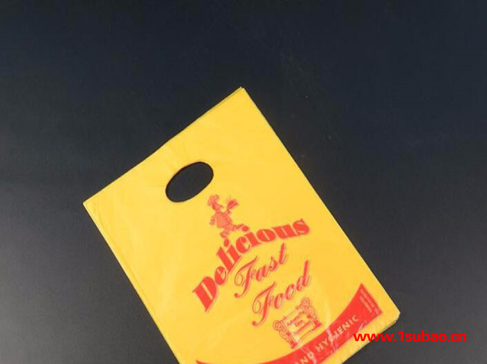 印刷logo塑料服装袋礼品包装袋定制手提塑料袋包装用平口扣手袋图5