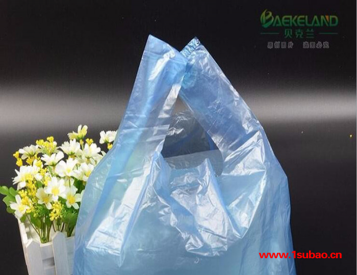 贝克兰 塑料袋定制 多色塑料手提袋彩色塑料背心袋加厚新料多彩塑料购物袋图2