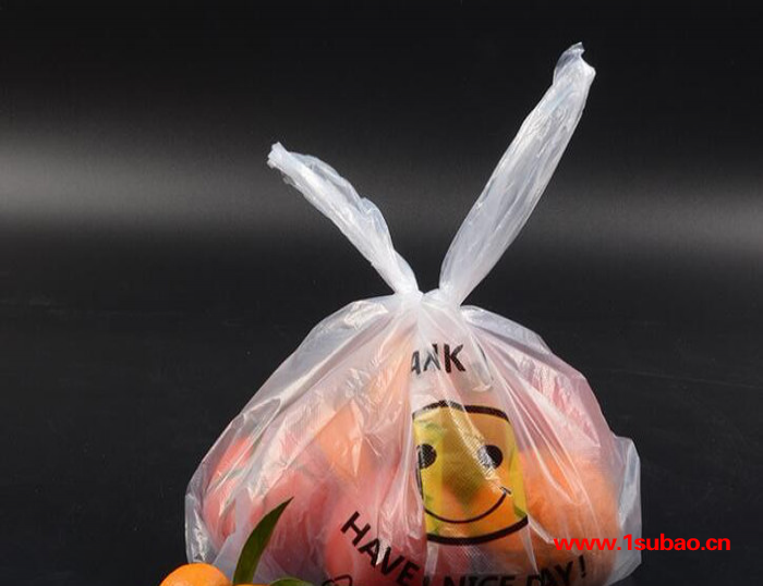 贝克兰加厚超市购物背心袋白色食品包装袋马夹袋全新料乳白色背心袋图4