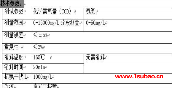 陆恒生物LH-C2 便携式 便携式COD、氨氮检测仪多参数检测