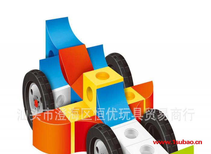 卡通拼装大颗粒积木儿童益智　科教玩具 塞车模型 厂价直销 批发图2