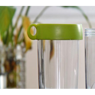 2014卡通可爱小草温室塑料随行杯 便携户外水杯  可定制
