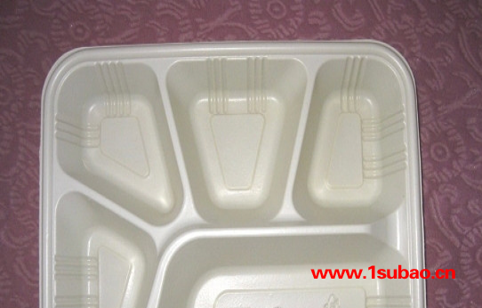 供应武汉市汉阳区华塑塑料包装一次性快餐盒 5格餐盒、盖浇饭盒