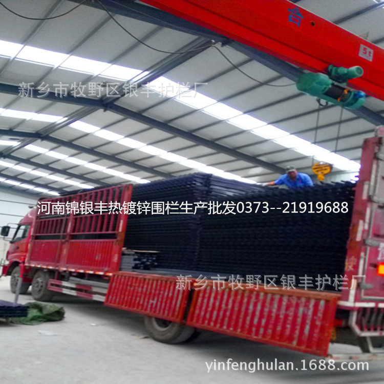 加工定做熱鍍鋅柵欄，圍欄，鋅鋼圍墻欄桿，方管欄桿
