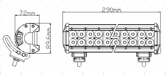 GT-15款长条灯外壳