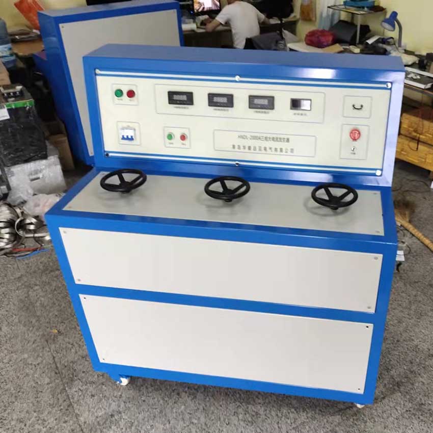 HNDL 便携式三相电流发生器 三相交流恒流源 3000A 三相大电流发生器 测试方法