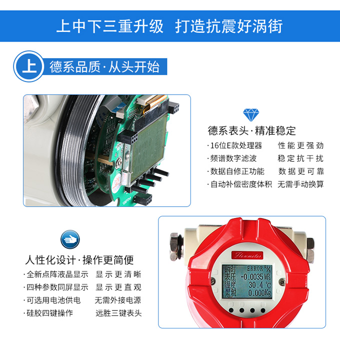 涡街流量计特点