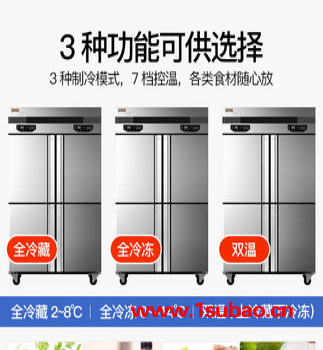 丽浦娜 四门冰箱/商用冷柜/冷冻冰柜（C款直冷+全冷冻）图2