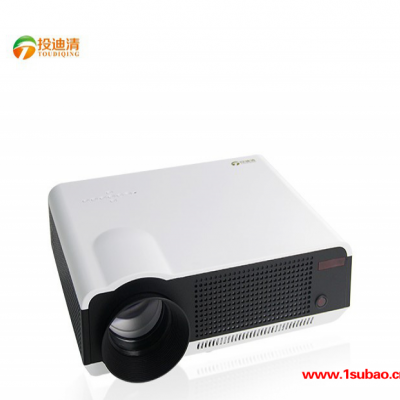 投迪清TDQ-12投影機家用高清安卓無線WIFI家庭影院 1080P商用辦公微型投影儀