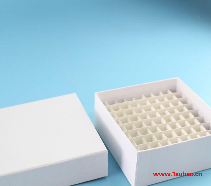1.8ml 2ml 防水纸盒 纸质冷冻管盒纸盒100格 坚固耐用 超低温冰箱