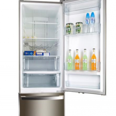 独立式三门冰箱电子温控不锈钢抽屉冰箱全风冷无霜FF603