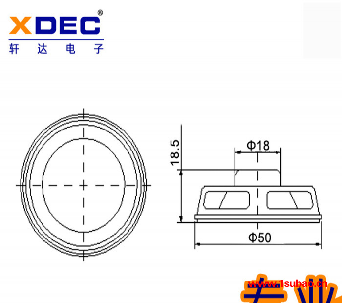 轩达（XDEC）XDEC-50Y-20 轩达扬声器50*18.5mm智能机器人故事机蓝牙音响小夜灯8Ω1W喇叭图5