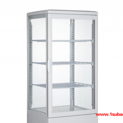 米通MT-78四面玻璃冰箱饮料展示柜冷藏柜立式保鲜柜台式