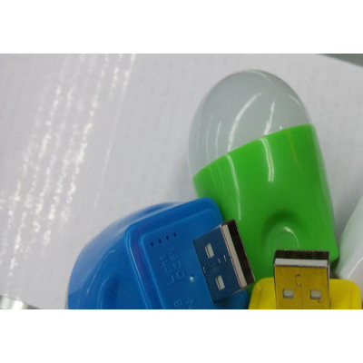 黄光小夜灯，黄光USB灯，黄光蓝壳USB灯