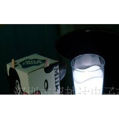 牛奶杯灯、小夜灯,电子促销品