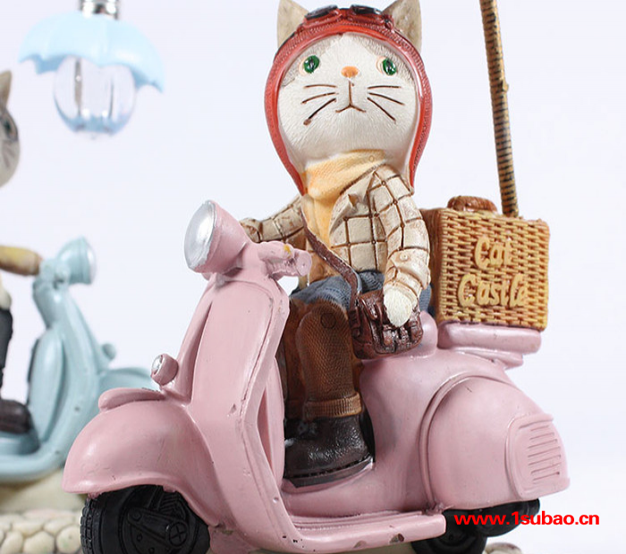 可爱情侣瞄猫小夜灯创意卡通玩偶摆件家居装饰品旅行猫车载摆设