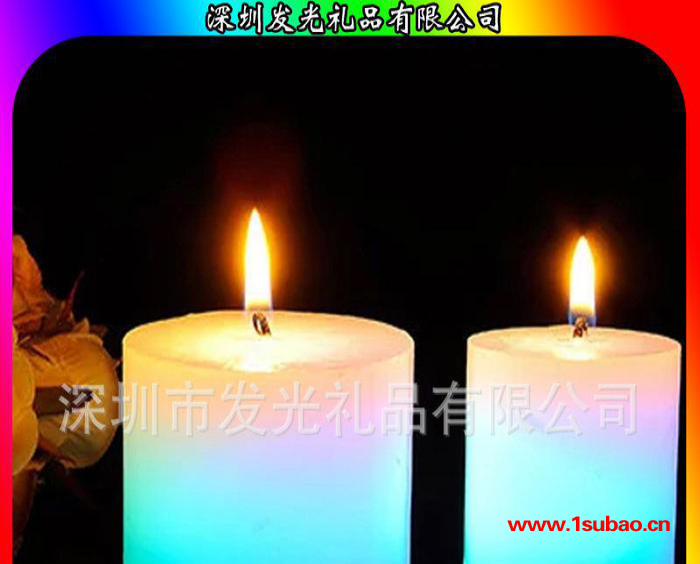 新型节能环保电子蜡烛LED蜡烛灯 七彩变色小蜡烛 小夜灯