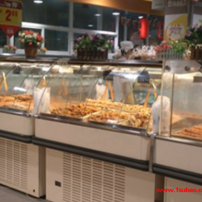 熟食转角风幕柜工程 比斯特 蔬菜转角风幕柜批发