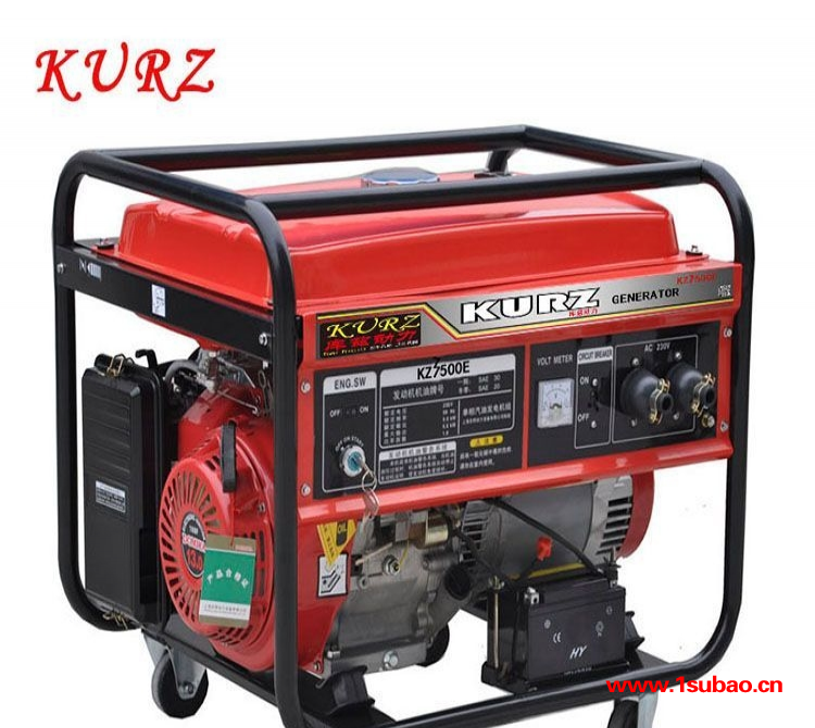 小型5KW家用应急汽油发电机图片参数报价