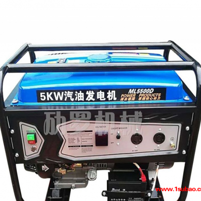 西零度5千瓦汽油发电机电压200v/380v手启动1KW