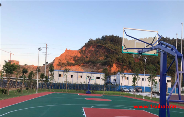 永旺塑胶球场地面-室外篮球场地面工程-湛江市球场地面工程