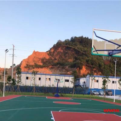 永旺塑胶球场地面-室外篮球场地面工程-湛江市球场地面工程