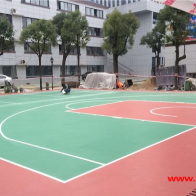 篮球场地面塑胶地面施工-金成环保塑胶跑道