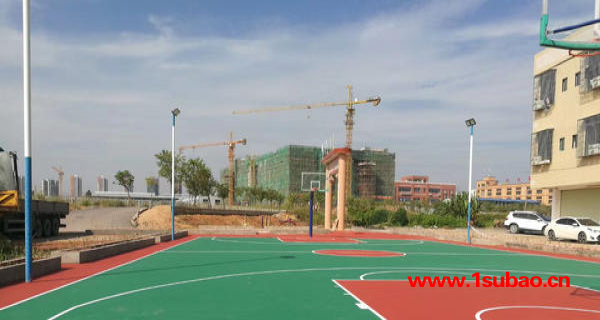 江西特冠体育-硅pu球场地面材料厂家-吉安万安硅pu球场地面