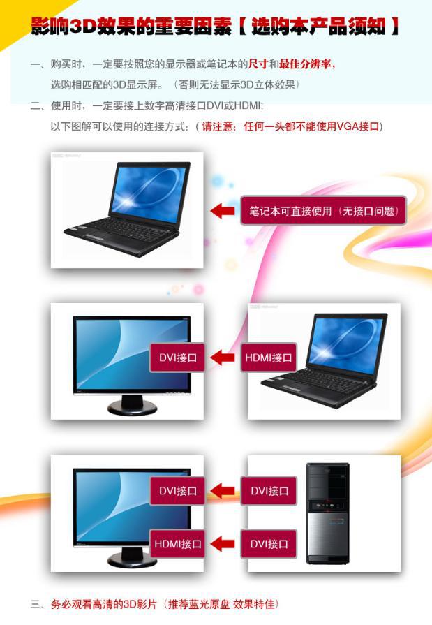 影响3D效果的重要因素