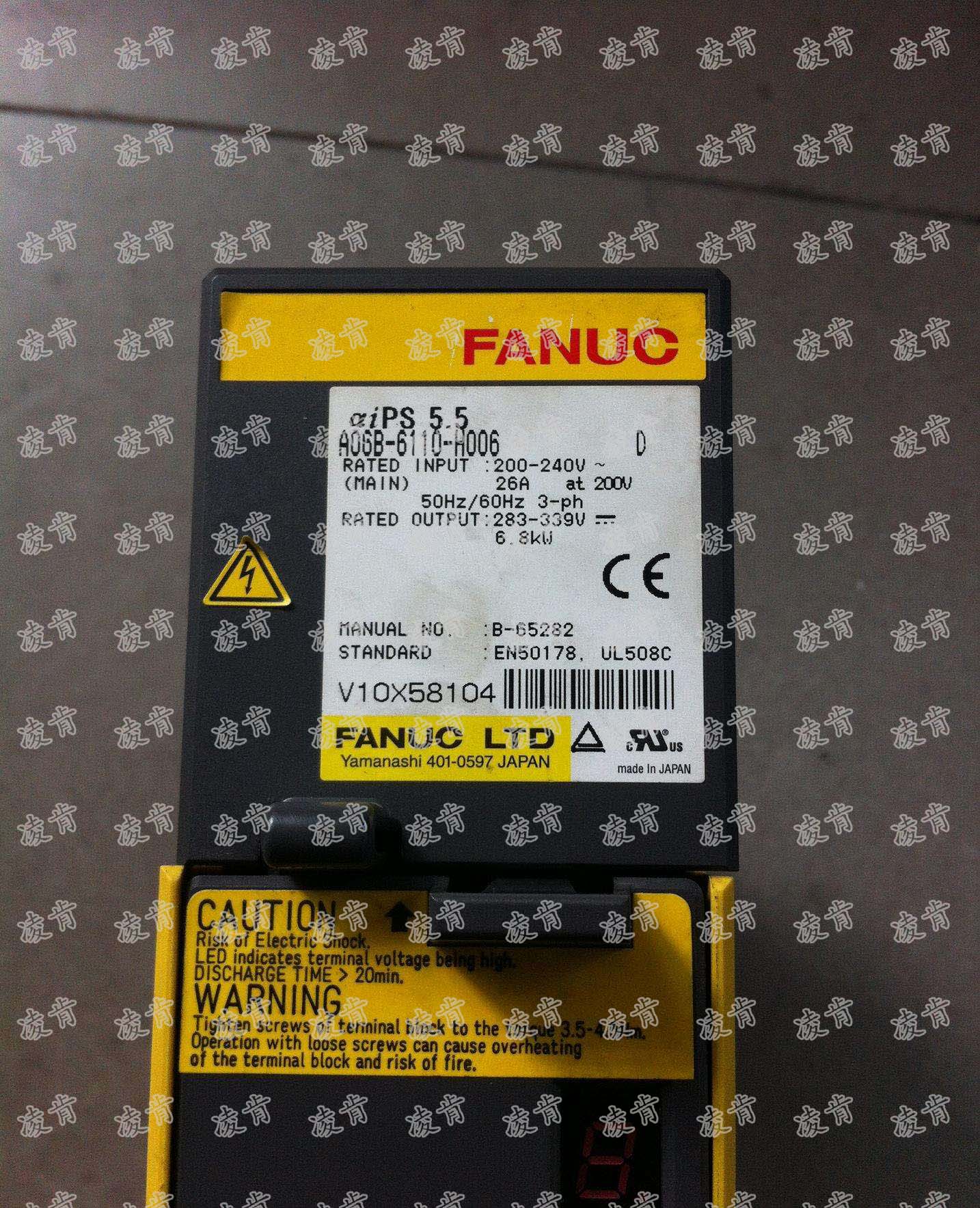 金坛FANUC发那科A06B-6057-H过压故障维修