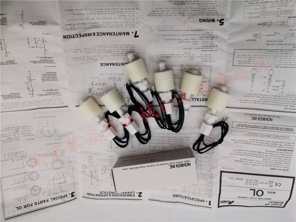 日本能研开关微动开关型液位传感器LS11P-1A FT55