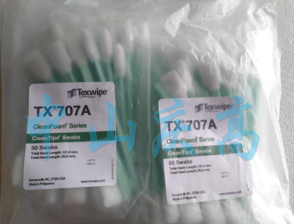 TEXWIPE TX707A海绵头棉签喷绘机专用清洁棉签