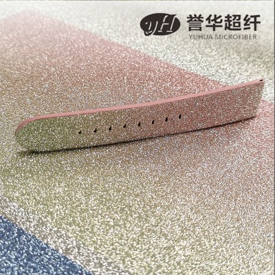 渐变格利特超纤皮革 仙都瑞拉格丽特 女鞋手表带手袋格力特超纤皮