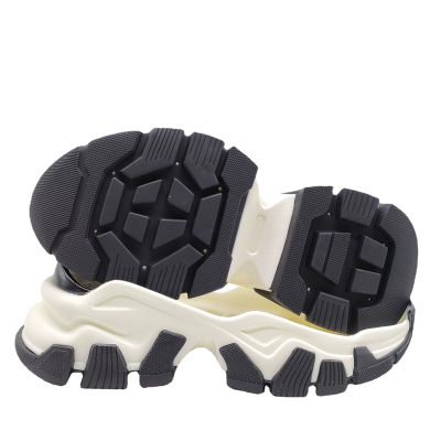 休闲运动鞋大底 TPU+PU组合发泡防滑大底 老爹鞋底耐磨新款批发