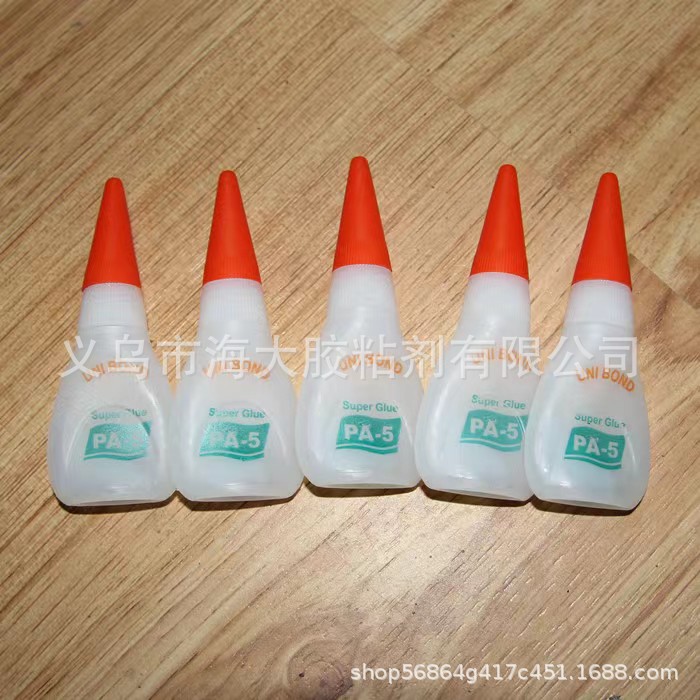 SUPER GLUE厂家直销 PA-5瞬间胶水皮革专用丙烯酸酷胶 量大从优