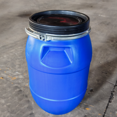 100L圆形法兰桶铁箍桶 100L方形法兰桶涂料桶hdpe酵素桶