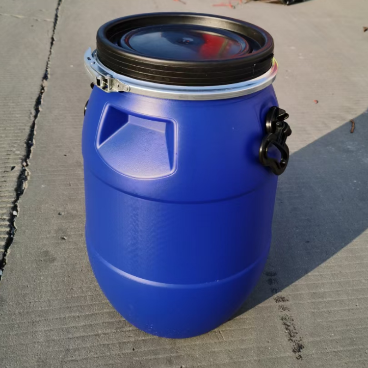 100L圆形法兰桶铁箍桶 100L方形法兰桶涂料桶hdpe酵素桶图3