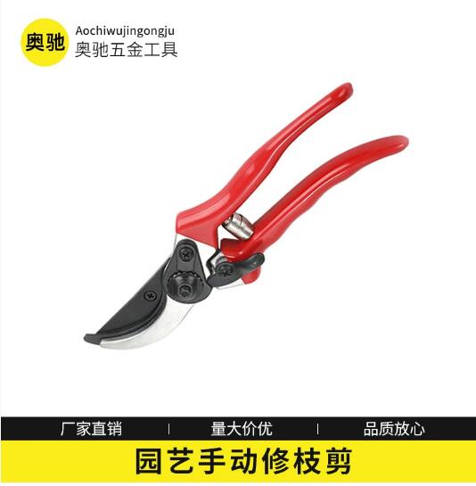 园艺手动修枝剪，盆景花园剪枝打理工具不锈钢SK5钢材园艺修枝剪