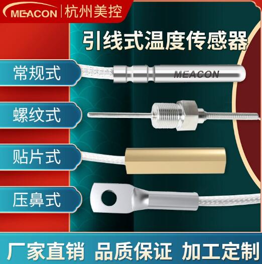 温度传感器 PT100/PT1000直接引线温度探头 温度传感器