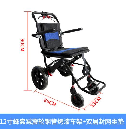 轻便可折叠代步车老人用小型便携式可上飞机旅游手推车老人代步车