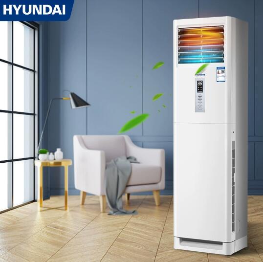 hyundai/韩国现代大3匹冷暖立式空调柜机强劲制冷节能省电大风量