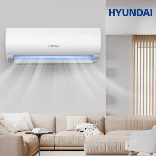hyundai/韩国现代大1.5匹冷暖壁挂式空调挂机家用快速制冷节能省
