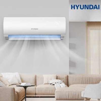 hyundai/韩国现代大1.5匹冷暖壁挂式空调挂机家用快速制冷节能省