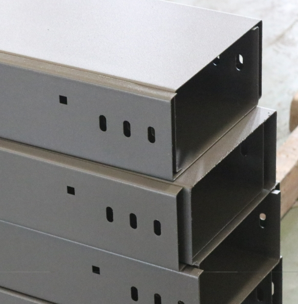 消防金属防火电缆槽盒多孔钢制防火桥架批发图2