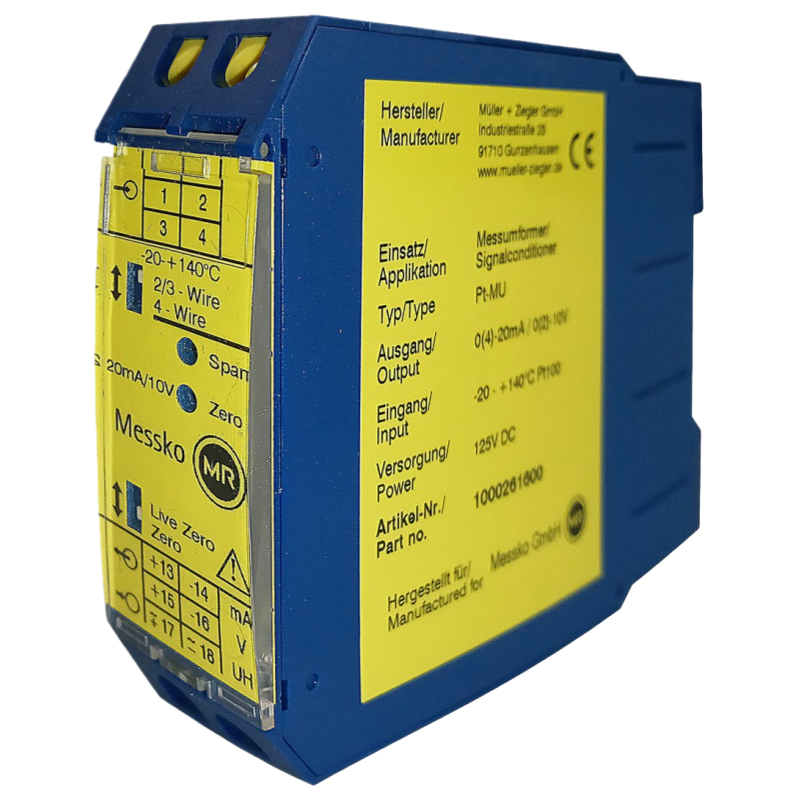 德国MR MESSKO PT-MU 信号调整器 变压器组件 授权商 专票图3