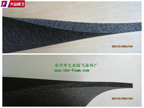 慢回弹超柔橡塑海棉