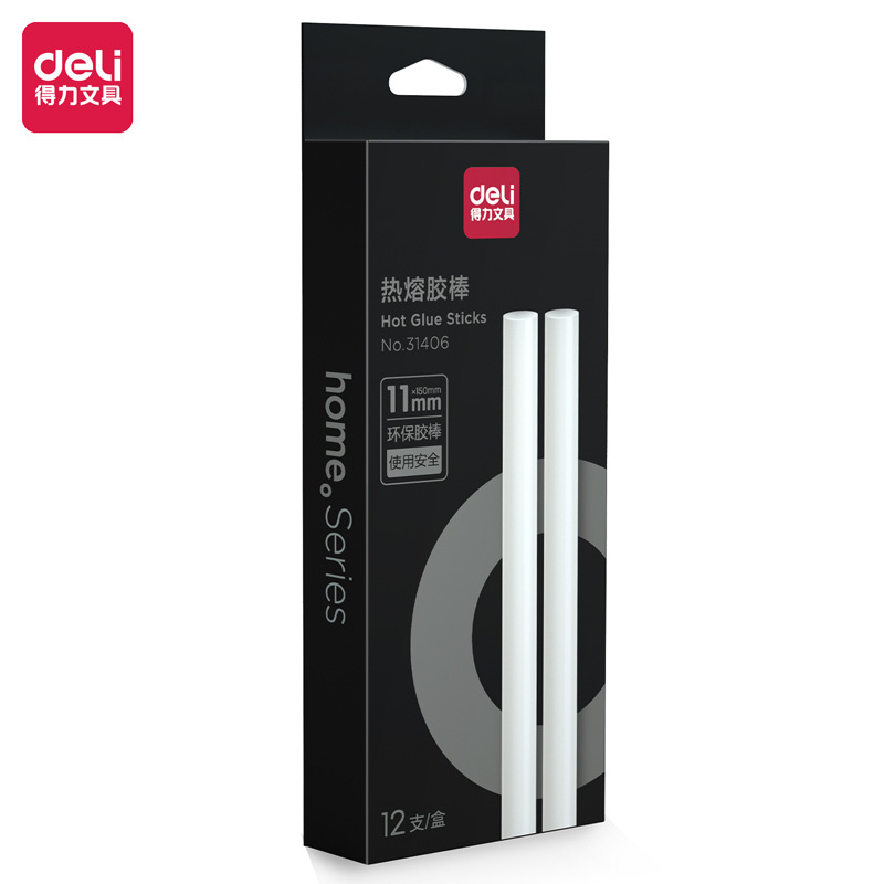 得力点热熔胶枪胶棒7/11mm60/100w手工diy家用高粘强力热融棒胶枪图2