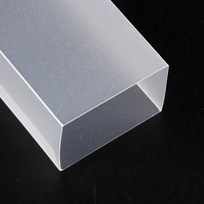 廠家批發做長方形塑料外包裝盒 PP展示盒無蓋pvc磨砂小盒子長方形