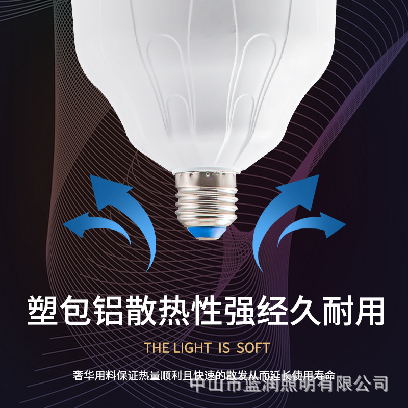 声控感应LED灯泡省电5W10W15W库房中山厂家过道楼梯走廊led灯泡图3