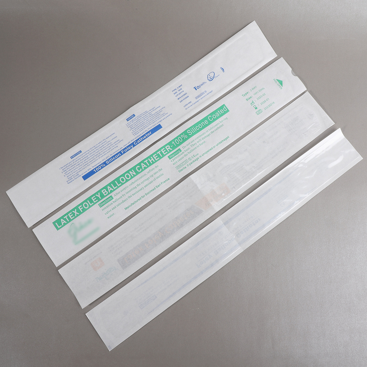 厂家定 制医疗包装纸塑袋 一次性导尿管医用灭菌自封包装纸袋图3